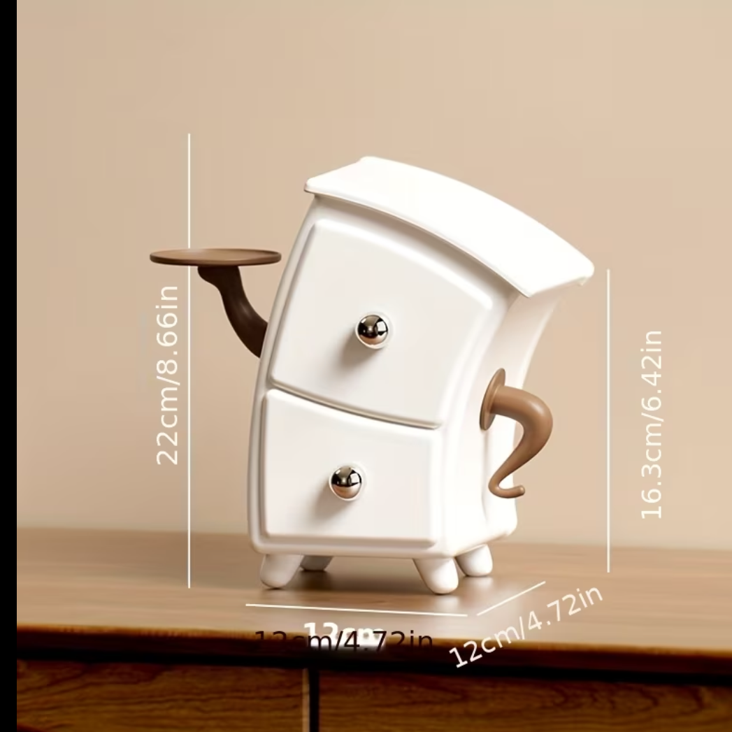 Cute Desktop Storage Box – Multi-Functional Organizer for Makeup, Stationery & Home Use صندوق تخزين مكتبي لطيف – منظم متعدد الاستخدامات للمكياج والأدوات المكتبية والمنزل