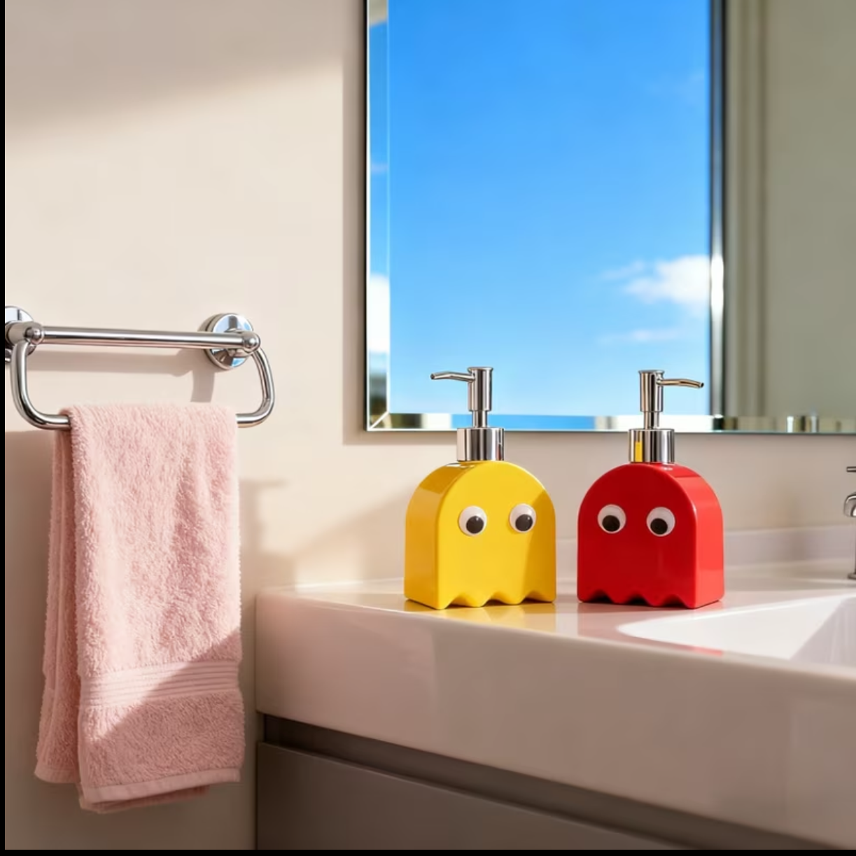 Sabi Style Simulated Rock Shape Ceramic Soap Pump Dispenser 
موزع صابون سيراميك بتصميم حجر طبيعي – أسلوب سابي
