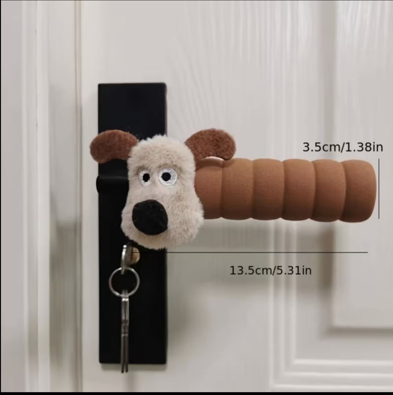Stylish Floral Door Handle Cover – Protect Your Walls, Silent & Anti-Collision (Beige)
غطاء مقبض باب أنيق بنقشة زهرية – حماية للجدران، صامت ومضاد للصدمات