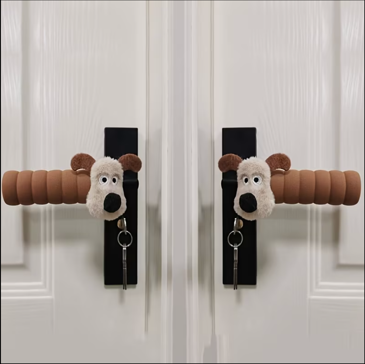 Stylish Floral Door Handle Cover – Protect Your Walls, Silent & Anti-Collision (Beige)
غطاء مقبض باب أنيق بنقشة زهرية – حماية للجدران، صامت ومضاد للصدمات