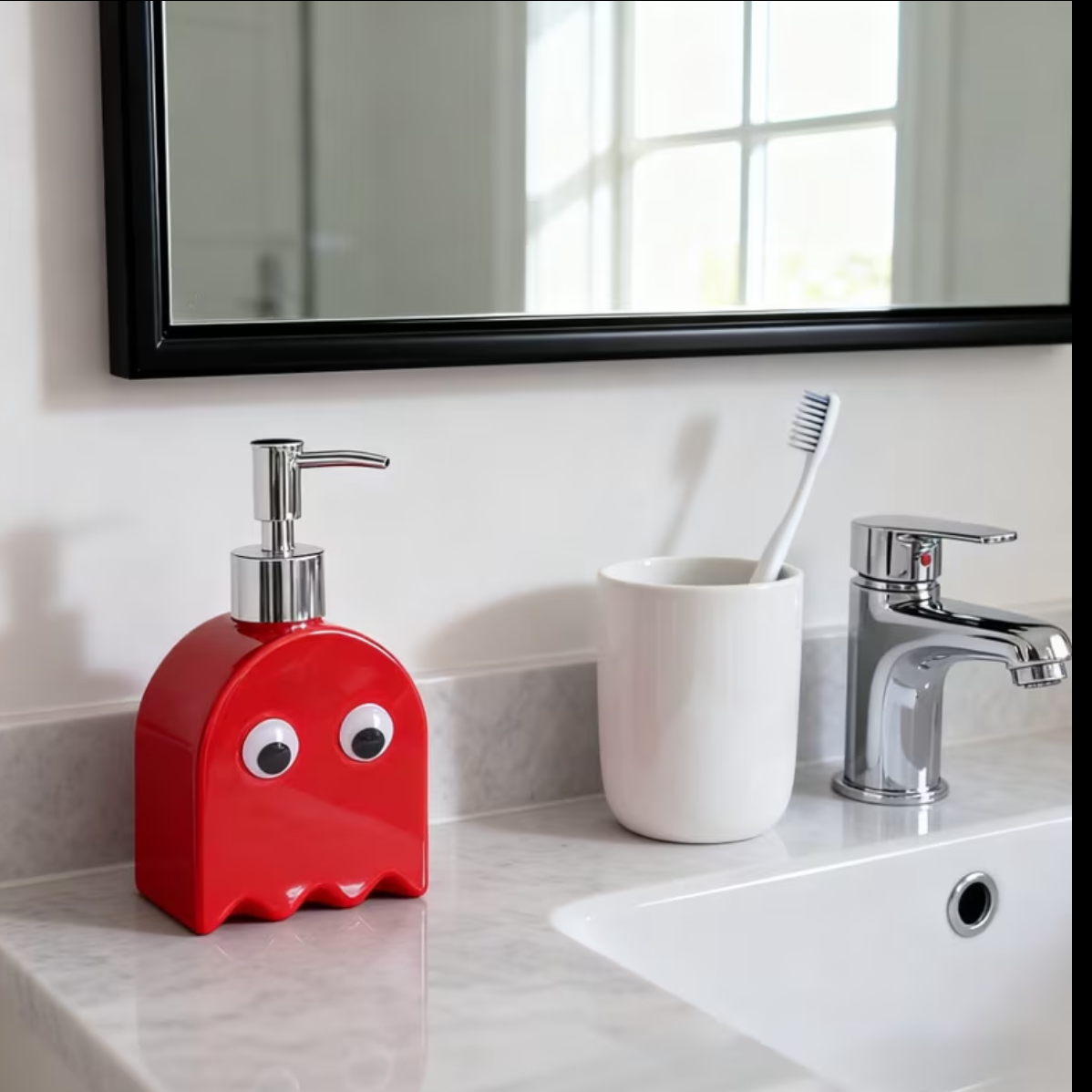 Sabi Style Simulated Rock Shape Ceramic Soap Pump Dispenser 
موزع صابون سيراميك بتصميم حجر طبيعي – أسلوب سابي