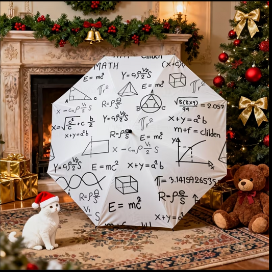 Creative Math Print Umbrella – Attractive & Practical Gift for Students & Professionals
مظلة بطباعة رياضية إبداعية – هدية عملية وجذابة للطلاب والمحترفين